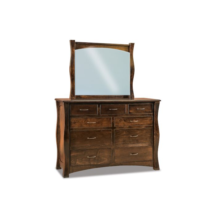 Reno 9 Drawer Dresser & Mirror