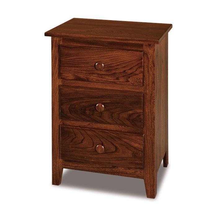 Shaker 3 Drawer Nightstand