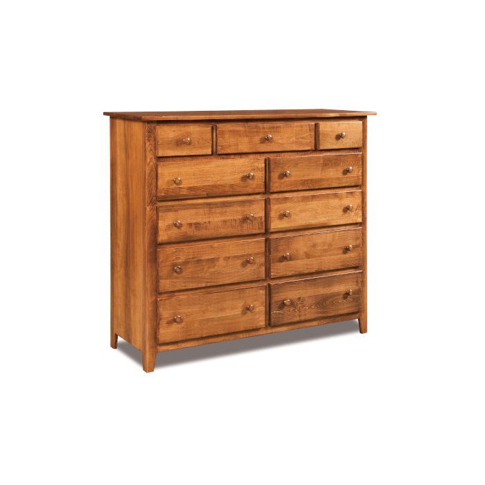 Shaker 11 Drawer Double Chest