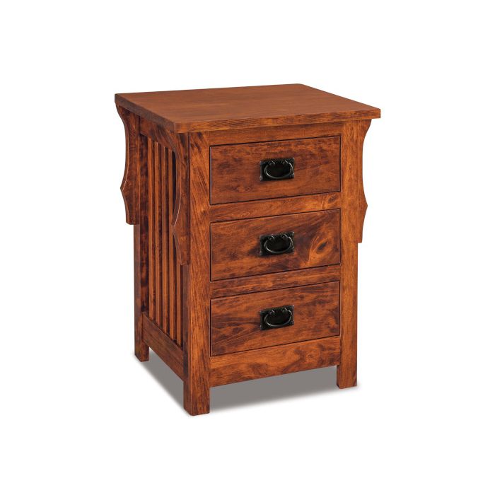 Stick Mission 3 Drawer Nightstand