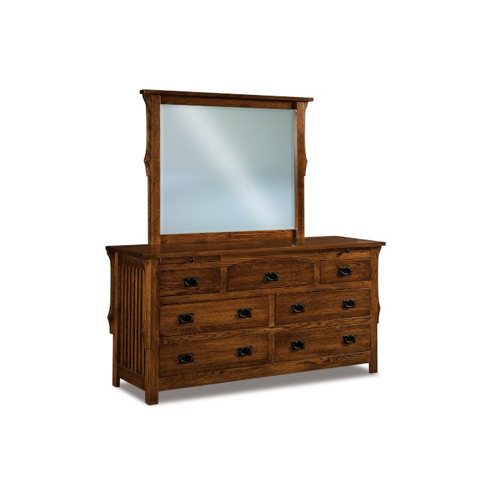 Stick Mission 7 Drawer Dresser & Mirror