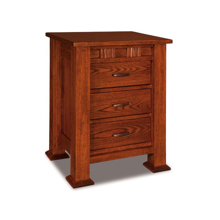 Sequoyah 3 Drawer Nightstand
