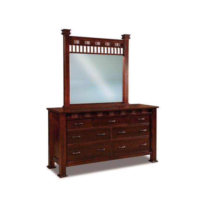 Sequoyah 7 Drawer Dresser & Mirror