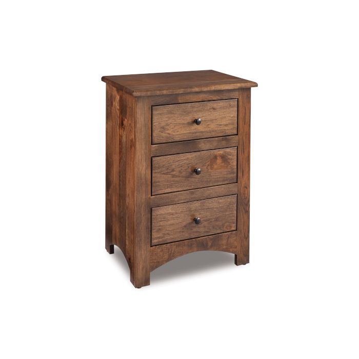 Simplicity Troy 3 Drawer Nightstand