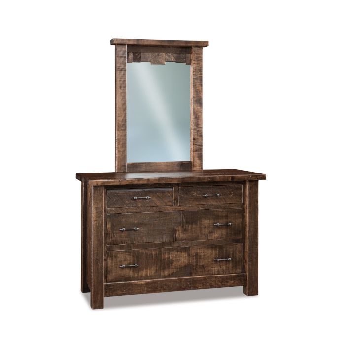 Vandella 4 Drawer Dresser & Mirror