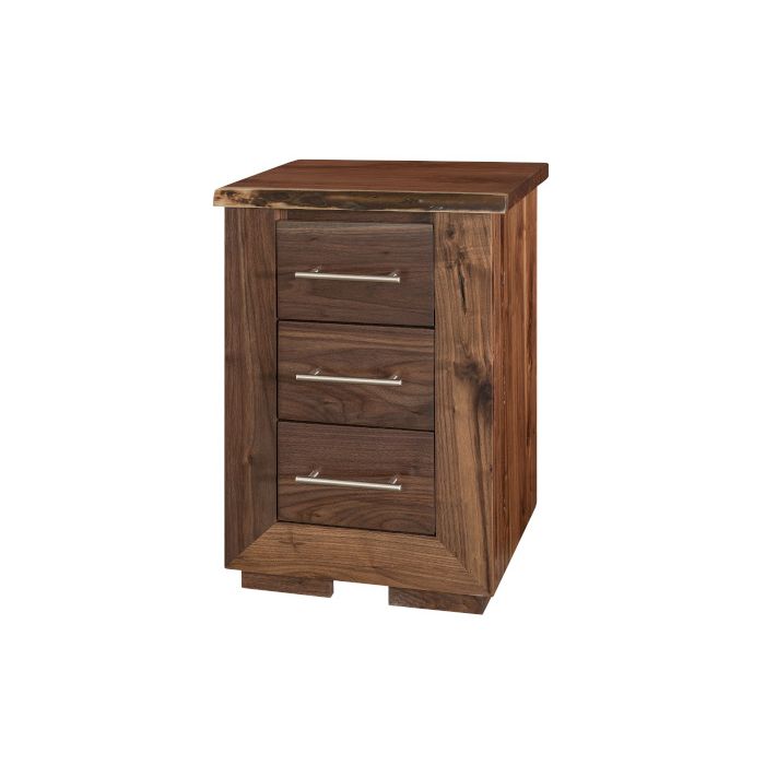 Live Wood 3 Drawer Nightstand