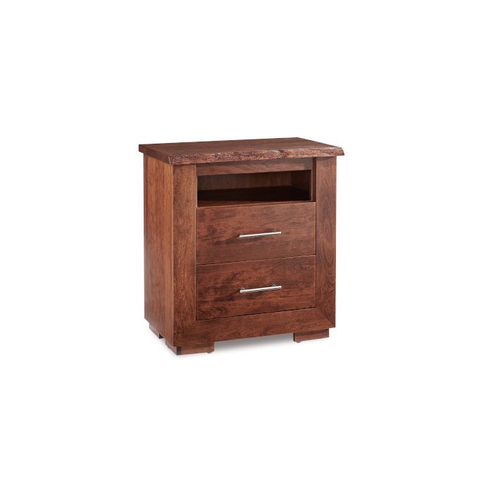 Live Wood 2 Drawer Nightstand
