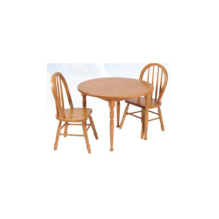 Kids Round Table & Spindle Chair