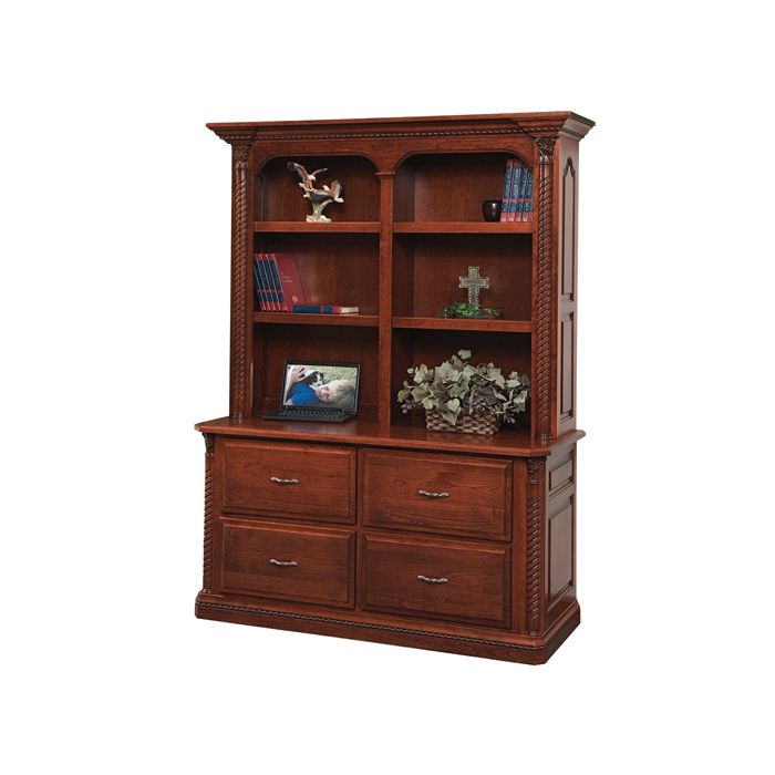 Lexington Double Lateral File & Bookshelf