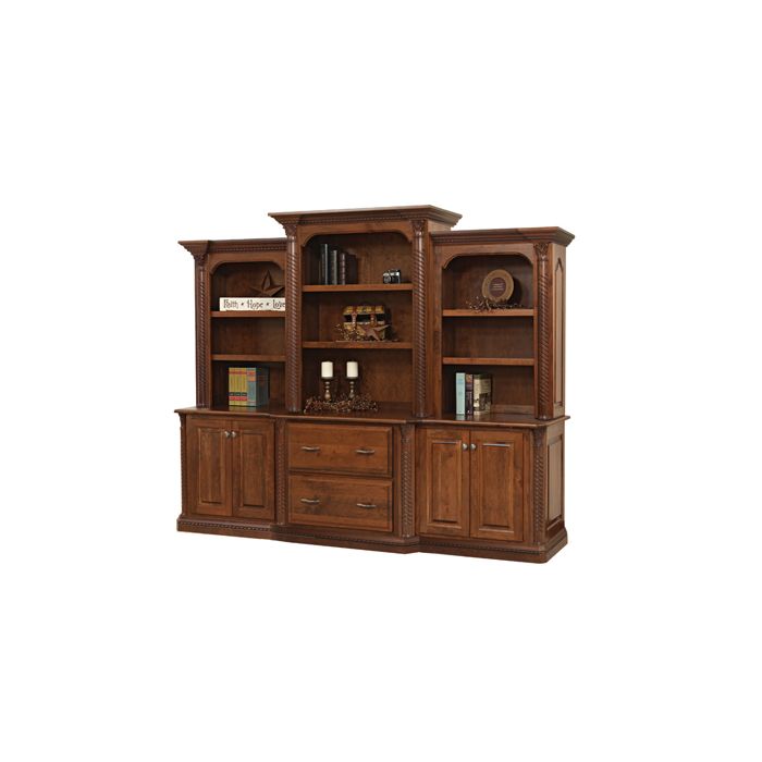 Lexington 98" Base  & 3 Piece Hutch