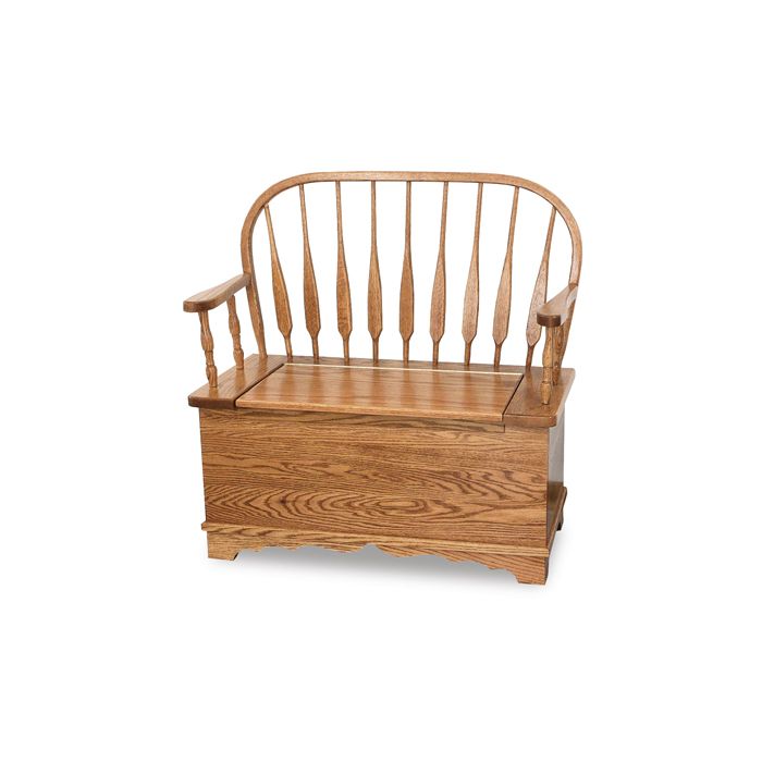 Low Feather Bow Bench