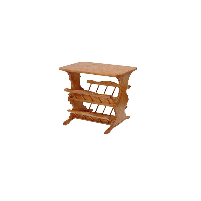 Magazine Rack Double with Hearts