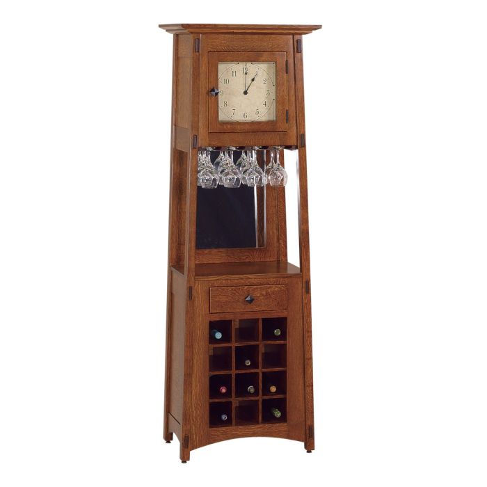 McCoy Wine Rack Clock