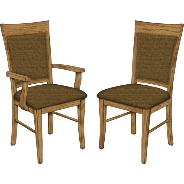 Metro Fabric Arm & Side Chair (Desk Chair option available)