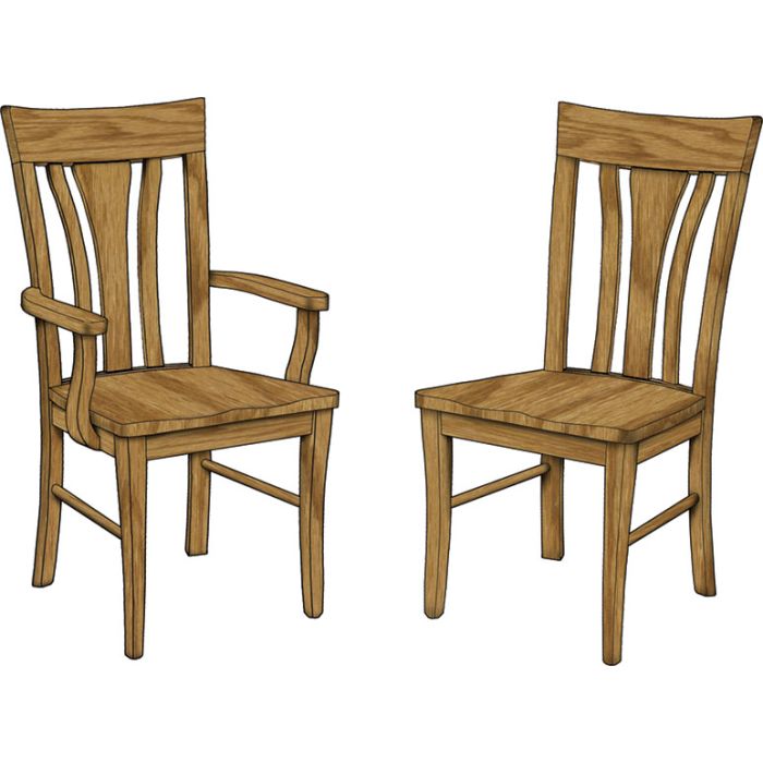 Metro Arm & Side Chair (Desk Chair option available)