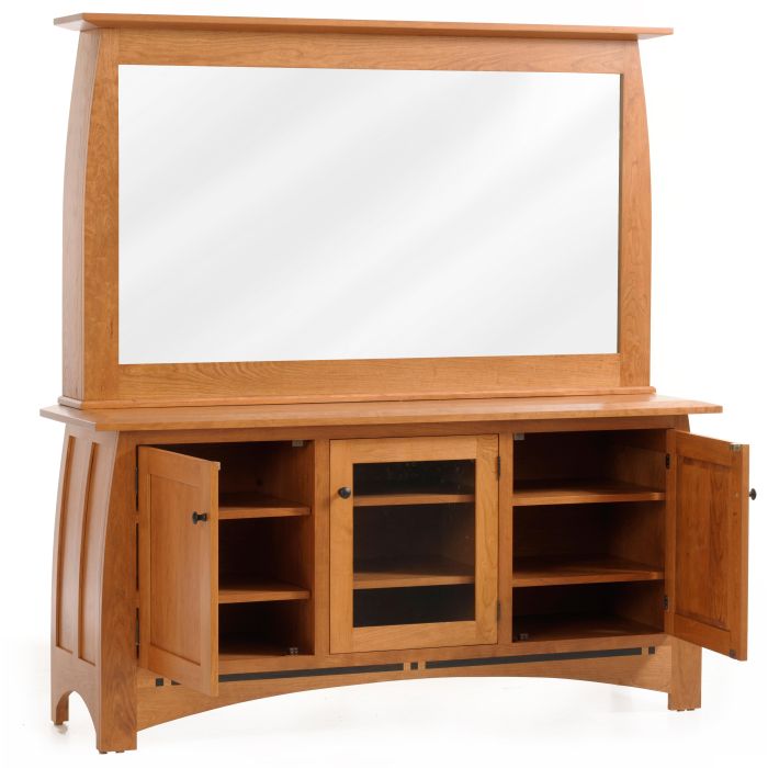 Vineyard TV Chest with Mirror (Version A)