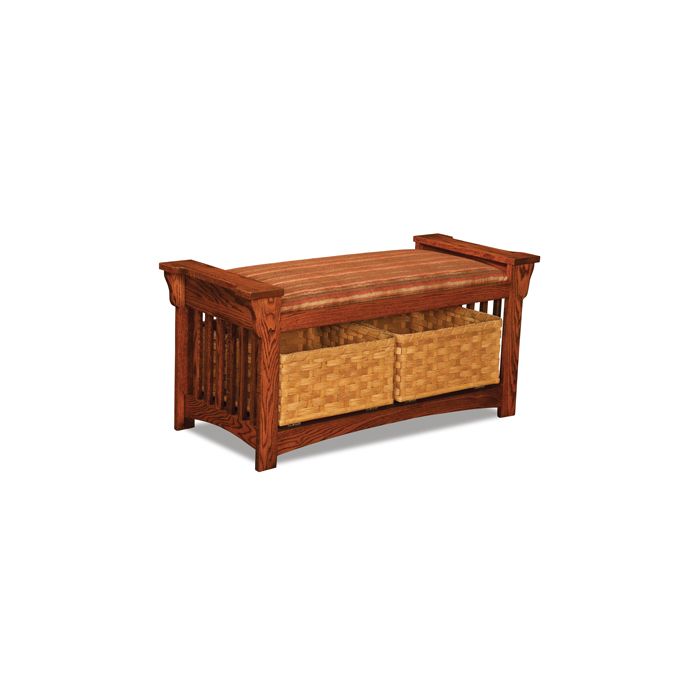 Mission Slat Bench