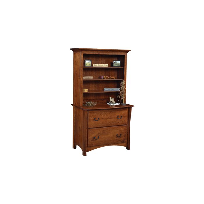 Master Lateral File Cabinet With Bookcase