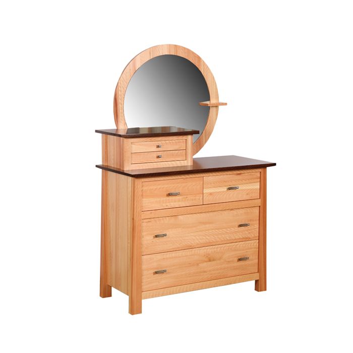 Olbrich Gardens Studio Chest with 36” Round Mirror