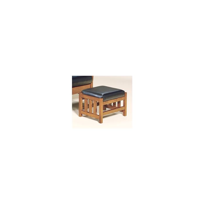 Bow Arm  Morris Slat Footstool