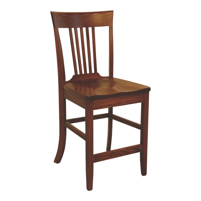 OW Shaker 5 Slat 24" Bar Chair