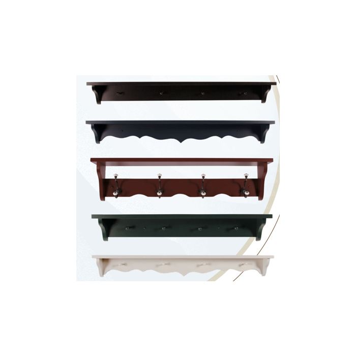 Painted Shelves/Coat-n-Caps