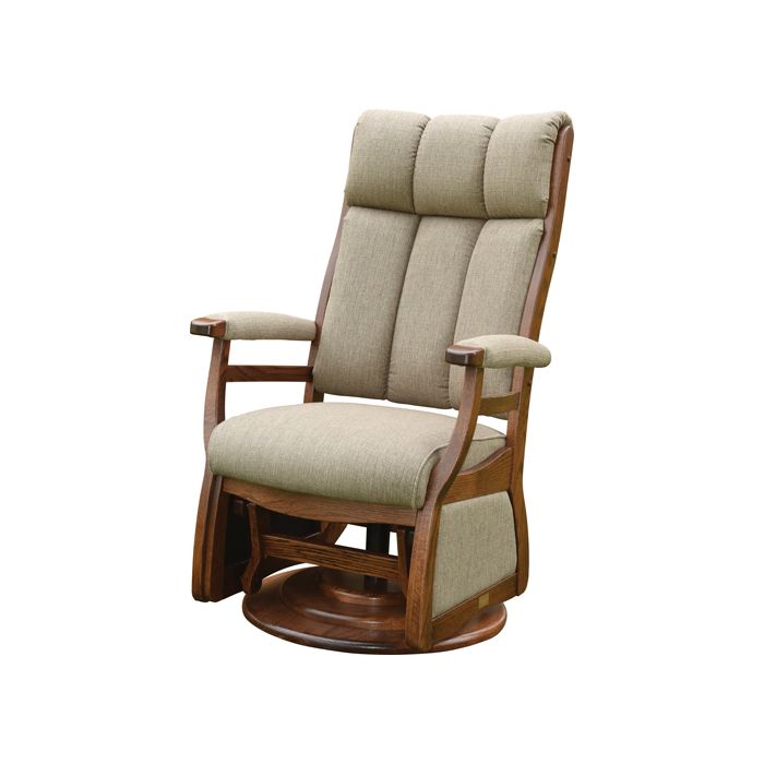 Paris High Back Swivel Glider