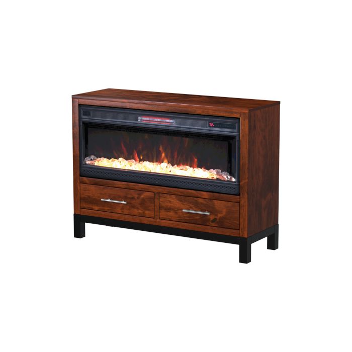Pierre Media Console W/ Fireplace