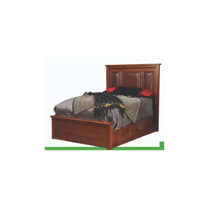 Pittsburg Bed w/ Storage Rail