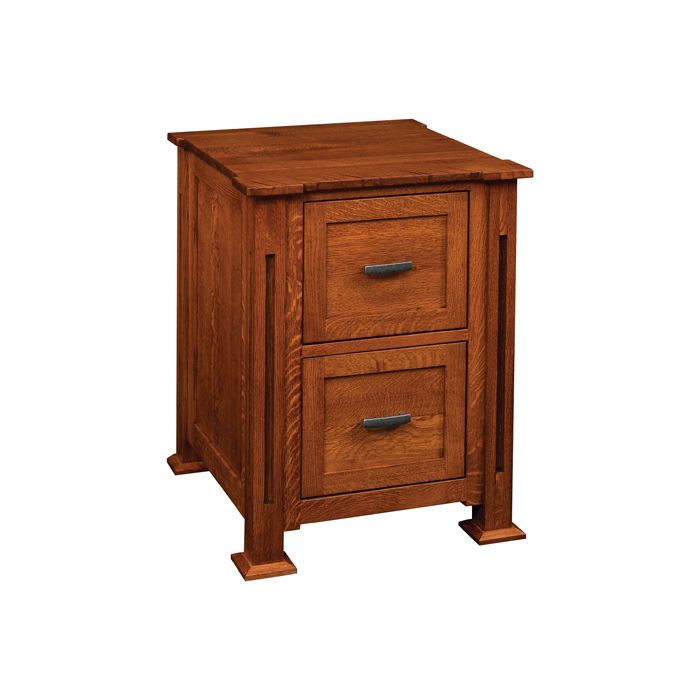 Parker Mission 2 Drawer File Cabinet