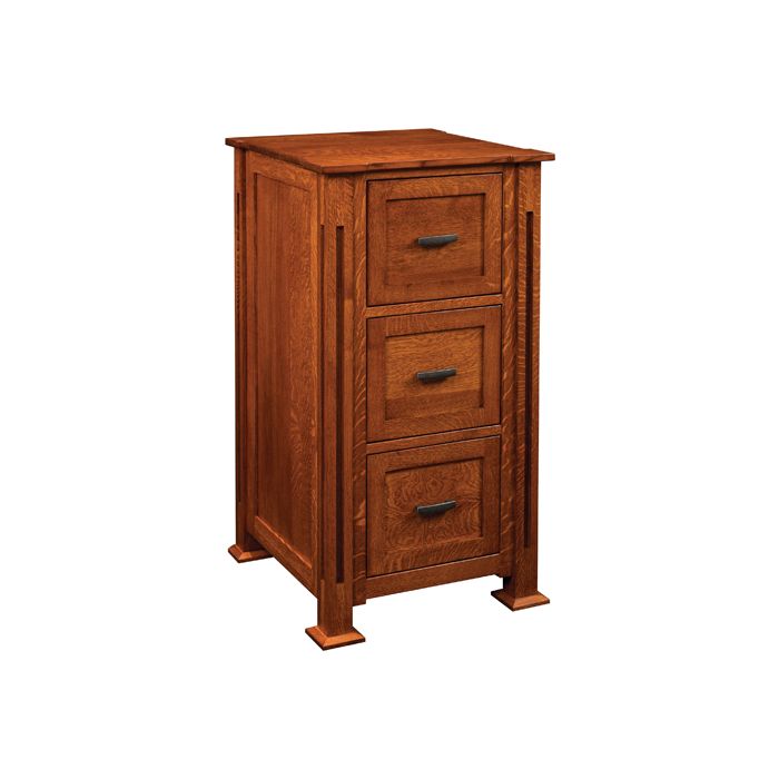 Parker Mission 3 Drawer File Cabinet