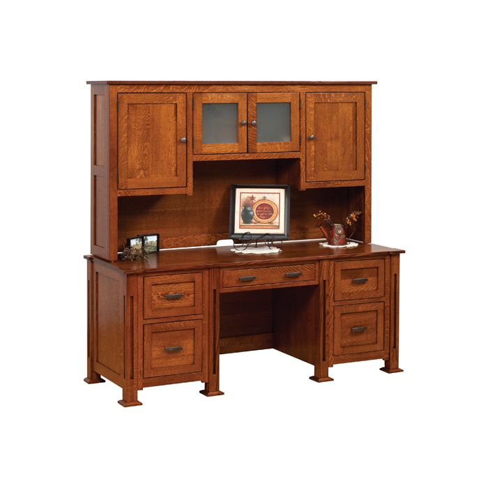 Parker Mission Desk With Hutch