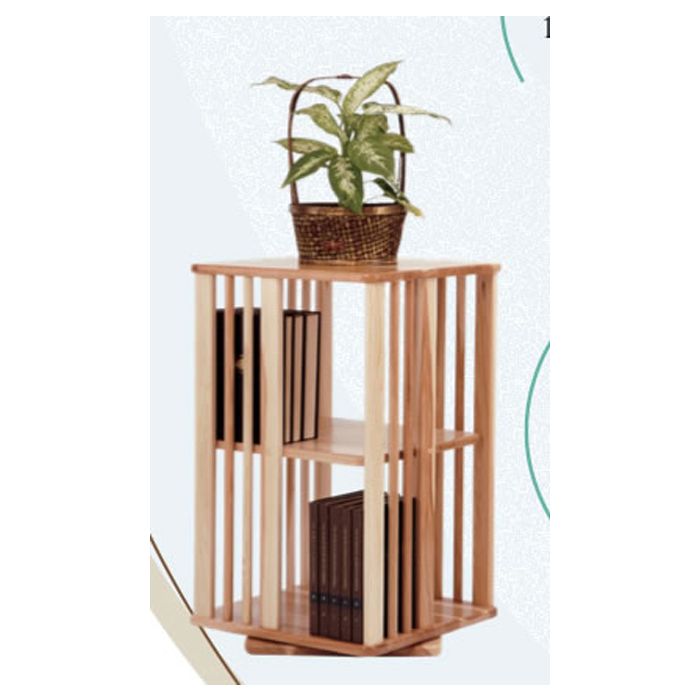 Revolving Book Shelf with Swivel Base