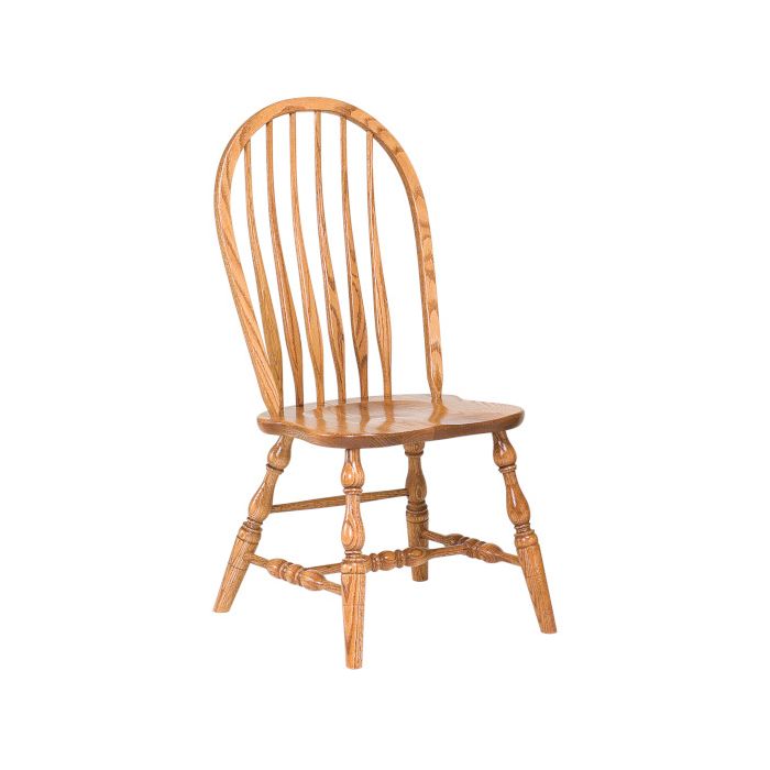 Bent Feather Bow Side Chair