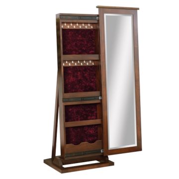 Traditional Shaker Leaner Jewelry Box
