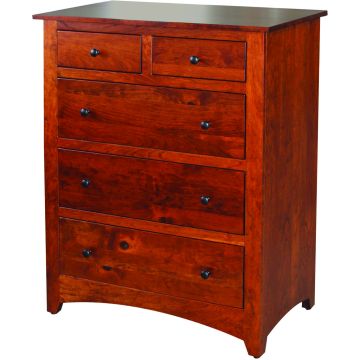 Country Shaker 5 Drawer Chest