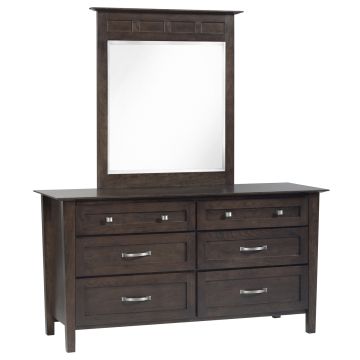 Highland Square Dresser & Mirror