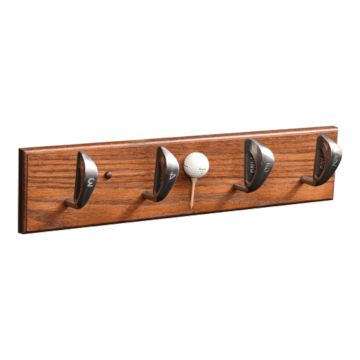 4 Hook Golf Coat Rack