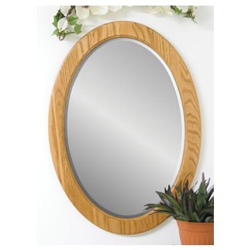 Large Oval Wall Mirror