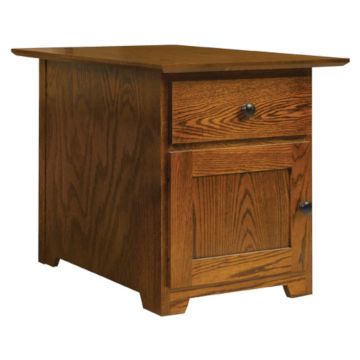 Mission Enclosed Large End Table