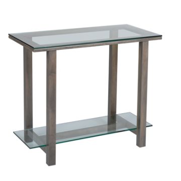 Hilton Sofa Table with Glass Top