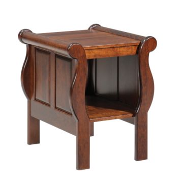 Sleigh End Table