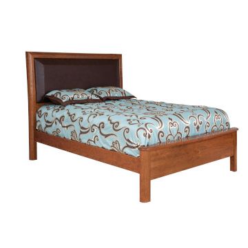 Meridian Leather Panel Bed