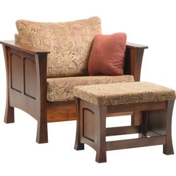 Woodbury Chair & Ottoman