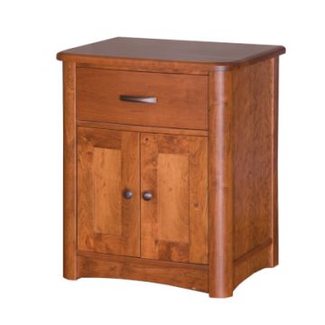 Meridian 1 Drawer 2 Door Nightstand