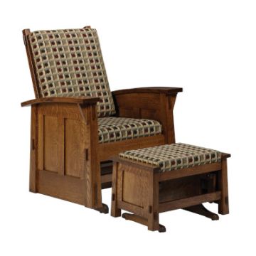 Olde Shaker Glider & Ottoman