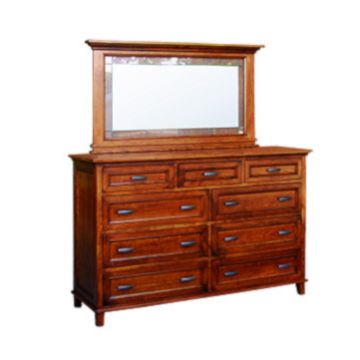Brooklyn Tall Dresser & Deluxe Mirror