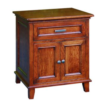 Brooklyn 1 Drawer 2 Door Nightstand