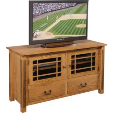 Carlisle Fluted Mission Plasma TV Stand