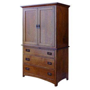 Empire Mission 2 Piece Armoire